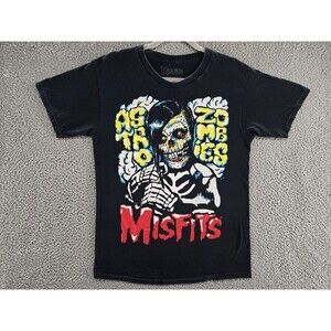 Misfits Shirt Mens Medium Black Astro Zombies Band Graphic Punk Rock 2012 Tee